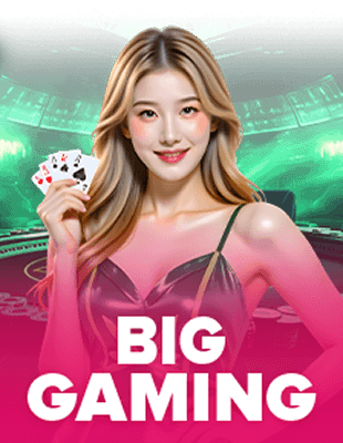 BIG GAMING Female Live Dealer Banner